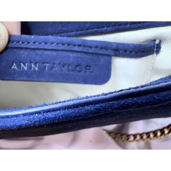 Ann Taylor Bella Glitter Navy Clutch Bling NYE NWT‎ - Picture 8 of 12